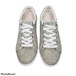 Taos Khaki/Tan "Star" Canvas Sneakers Sz 11